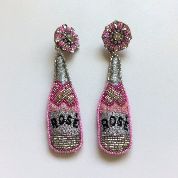 Champagne earrings - Picture 1 of 3